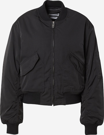 WEEKDAY Välikausitakki 'Seoul' värissä musta: etupuoli