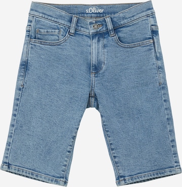 s.Oliver Slimfit Jeans 'Pete' in Blauw: voorkant