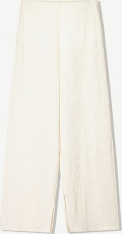 Bershka Wide Leg Housut värissä vaaleanpunainen: etupuoli