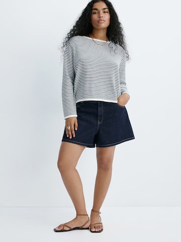 MANGO Pullover 'CALEOTA' in Blau