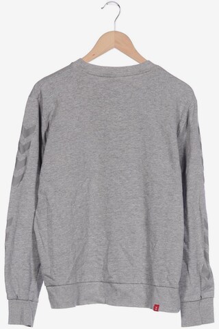 Hummel Sweatshirt & Zip-Up Hoodie in XL in Grey
