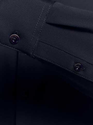 No Excess Regular fit Overhemd in Blauw