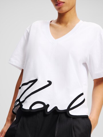Maglietta di Karl Lagerfeld in bianco