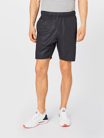 OAKLEY Regular Workout Pants in Black: front