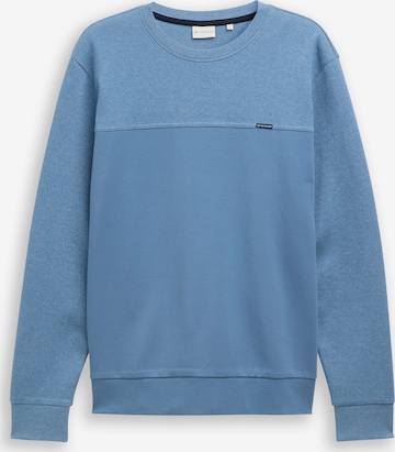 Sweat-shirt TOM TAILOR en bleu : devant