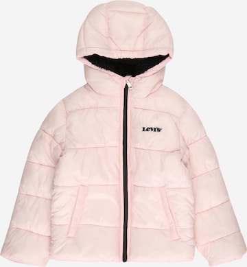 Levi's Kids Winter Jacket in Pink: front