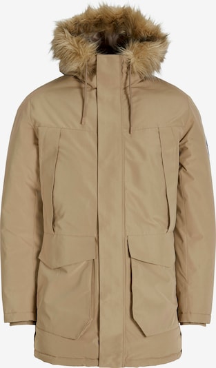 Žieminė parka 'CAMP' iš JACK & JONES, spalva – tamsi smėlio, Prekių apžvalga
