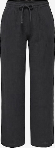 JDY TallWide Leg/ Široke nogavice Hlače 'JDYTHEIS' - siva boja: prednji dio