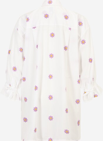 Line of Oslo Shirt Dress in White