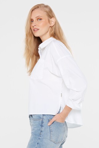 SENSES.THE LABEL Blouse 'Ber:ry' in White