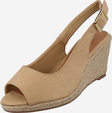 Dorothy Perkins Sandaal 'Rowan' in Bruin: voorkant