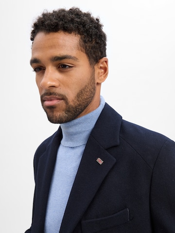 Finshley & Harding London Wintermantel 'Frederick' in Blau