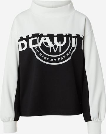 juoda monari Megztinis be užsegimo: priekis