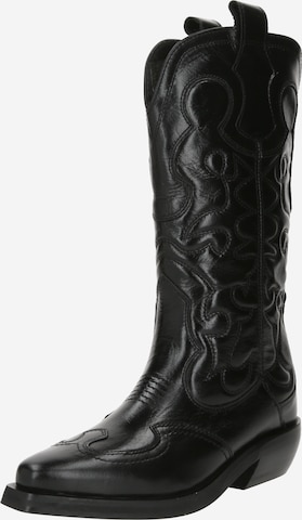 PAVEMENT Cowboy Boots 'Julianne' in Black: front