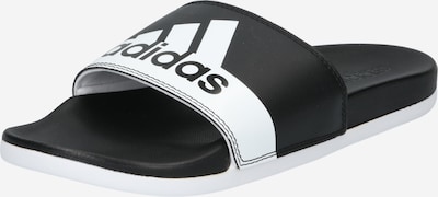 ADIDAS PERFORMANCE Cipele za plažu/kupanje 'ADILETTE' u crna / bijela, Pregled proizvoda