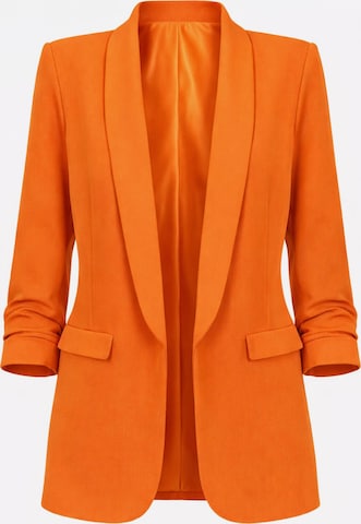 Worldclassca Blazer 'Damen Blazer 3/4 Arm mit Raffung' in Orange: Vorderseite