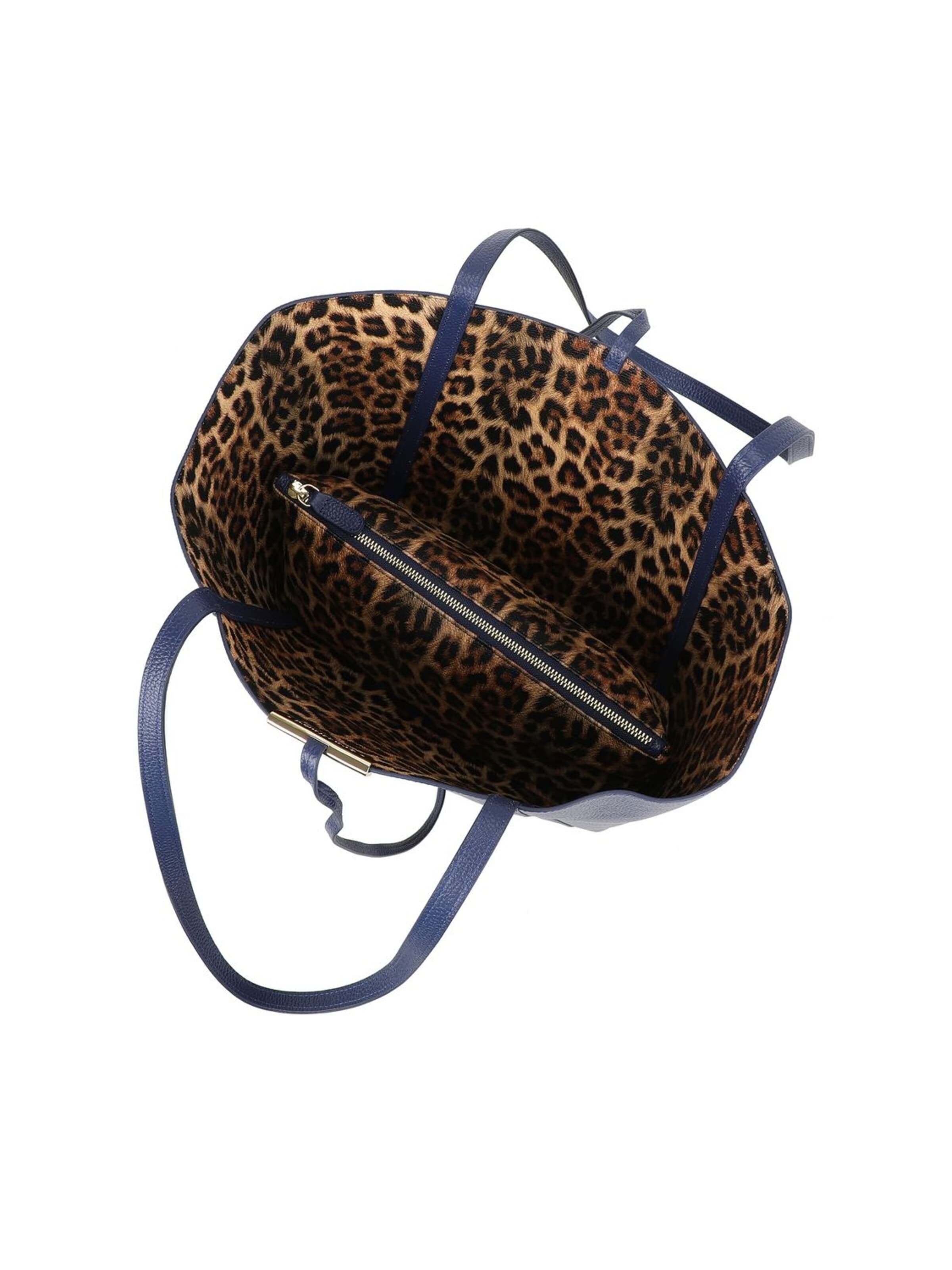 Shopper 'Double' di Braccialini in blu