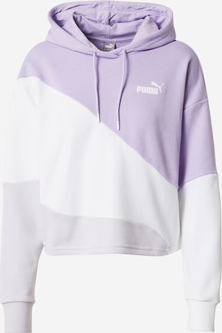 PUMA - Sweatshirt de desporto 'Power' em roxo: frente