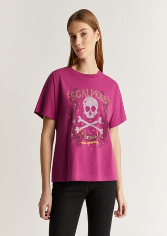 T-shirt 'Skull Festival Tee' Scalpers en violet