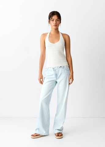 MANGO Regular Jeans 'ALISON' in Blue: front