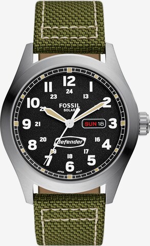 FOSSIL Analog klokke i grønn: forside