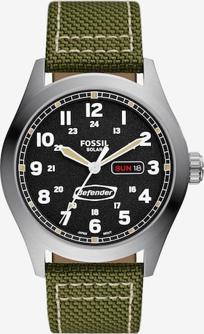 FOSSIL - Reloj analógico en verde: frente