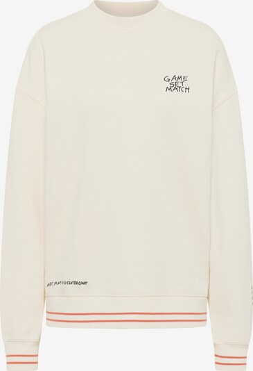 MUSTANG Sweatshirt in orange / offwhite, Produktansicht