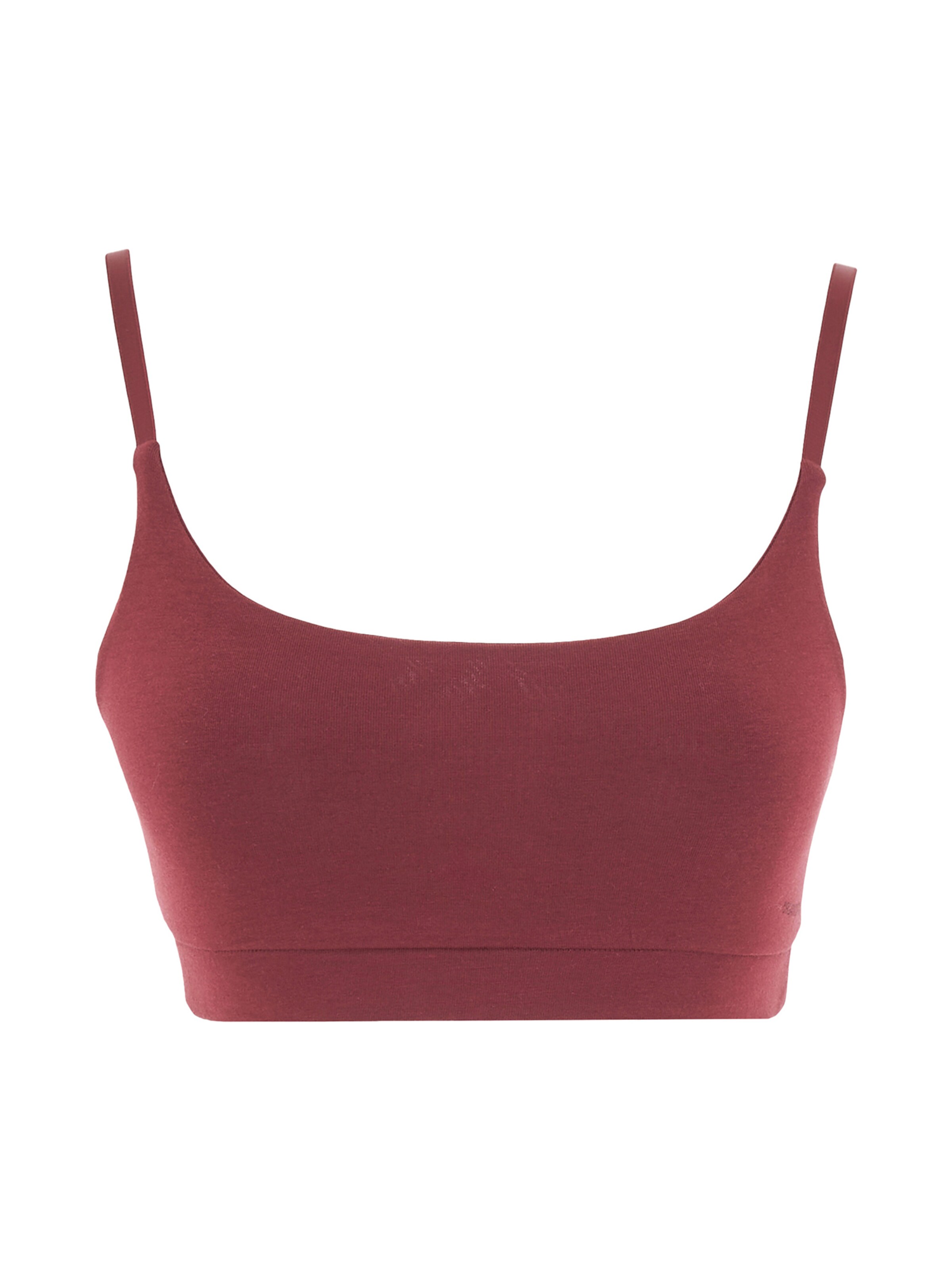 Organication Bralette Bra in Red: front