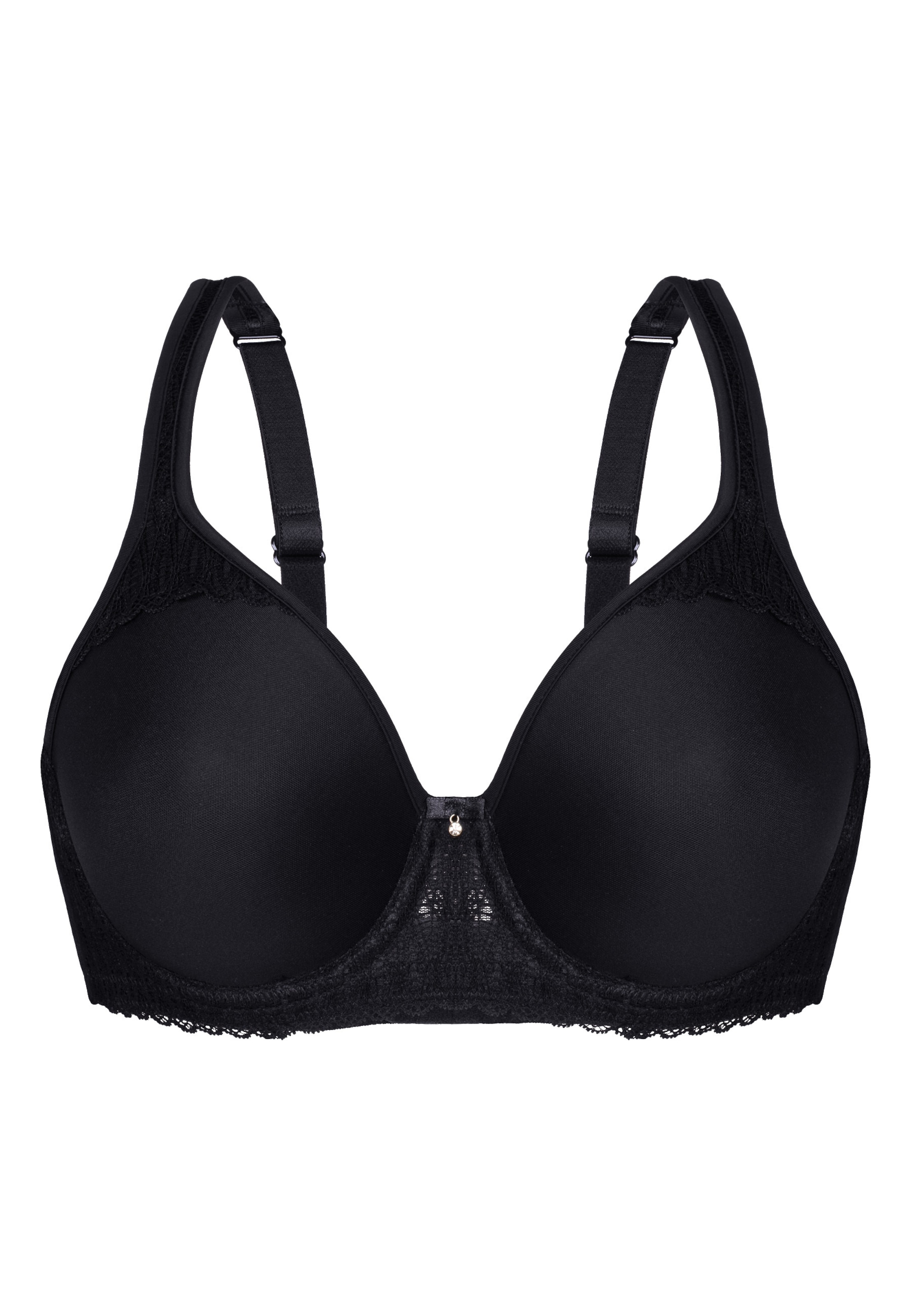 Invisible Soutien-gorge 'FEMININE MICRO' sassa en noir : devant