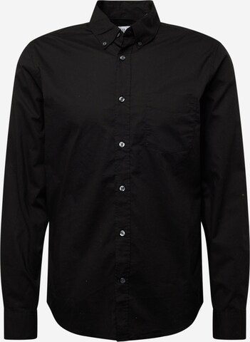 Coupe slim Chemise GAP en noir : devant