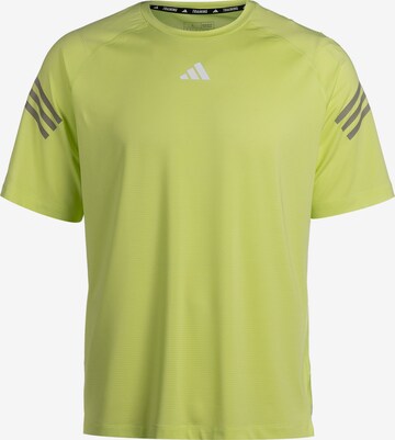 T-Shirt fonctionnel 'Icons' ADIDAS PERFORMANCE en vert : devant