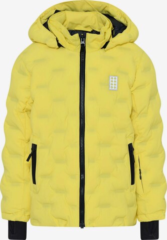 Veste fonctionnelle 'LWJIPE 706' LEGO® kidswear en jaune : devant