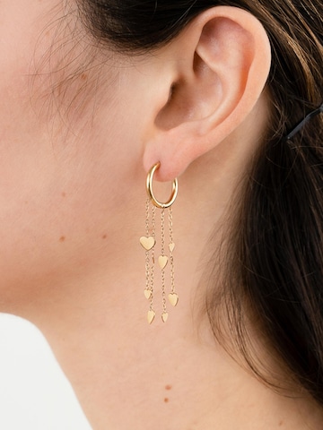 Boucles d'oreilles 'AYU' Cala Rose en or