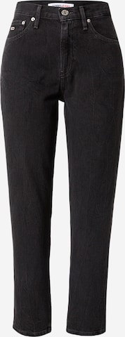 Tommy Jeans Tapered Jeans 'IZZIE' in Black: front