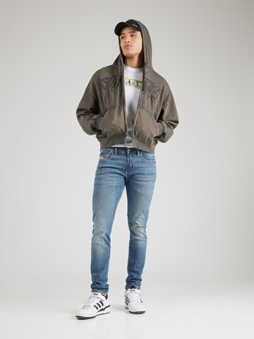 DIESEL Slimfit Kavbojke '1979 SLEENKER' | modra barva