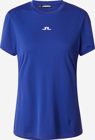 J.Lindeberg Functioneel shirt 'Ada' in Blauw: voorkant