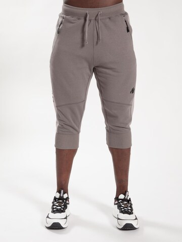 Gorilla Wear Slimfit Sportbroek 'Thompson' in Zwart
