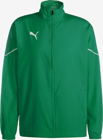 PUMA Athletic Jacket in Green: front