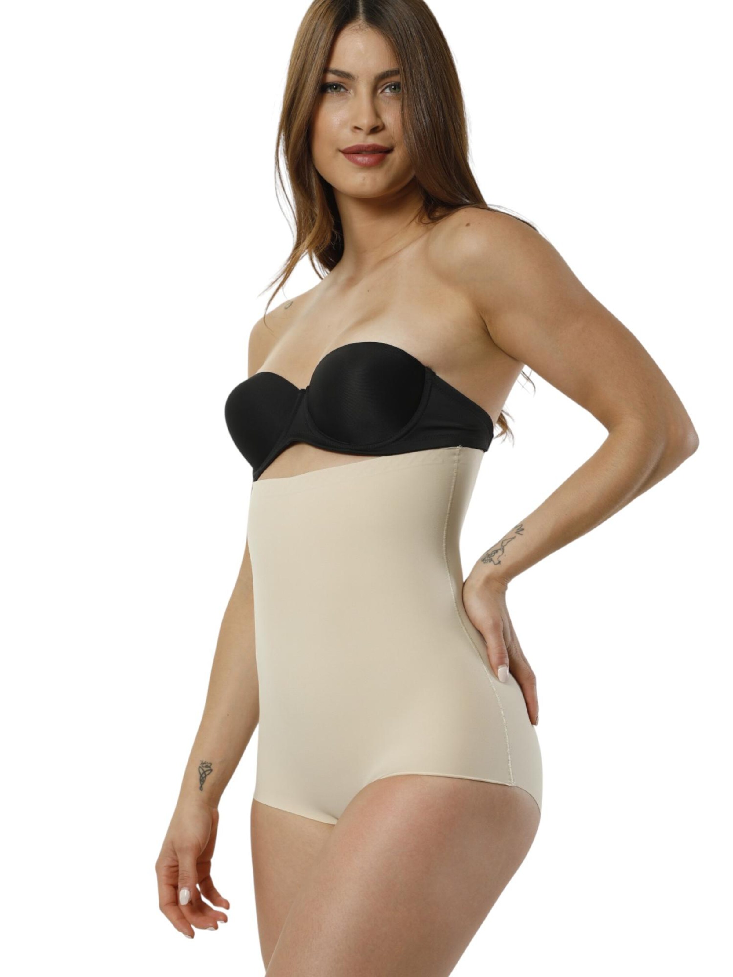Slip scultant 'LaserShape' fashionshowcase en beige