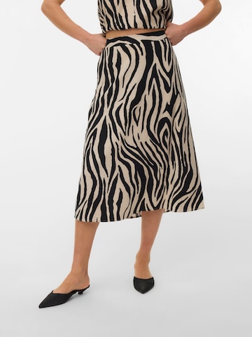 Jupe 'VMMYMILO' VERO MODA en gris : devant