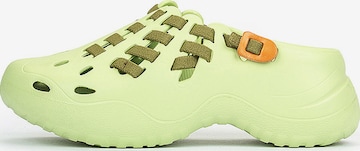 PIKOLINOS Puukengät & Crocks-jalkineet 'Romana' värissä vihreä: etupuoli