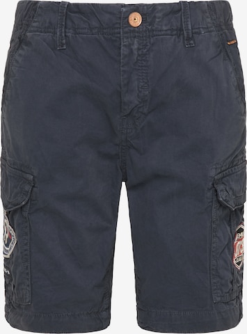 Petrol Industries Regular Trousers in Blue: front