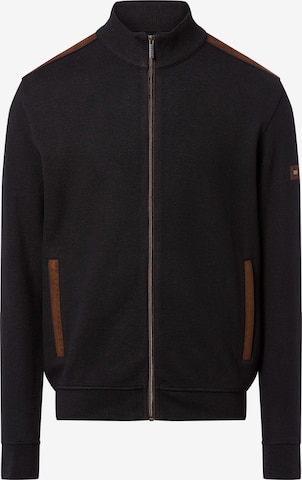 bugatti Sweatjacke in Schwarz: Vorderseite