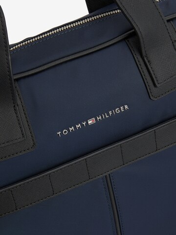 Sac d’ordinateur portable TOMMY HILFIGER en bleu