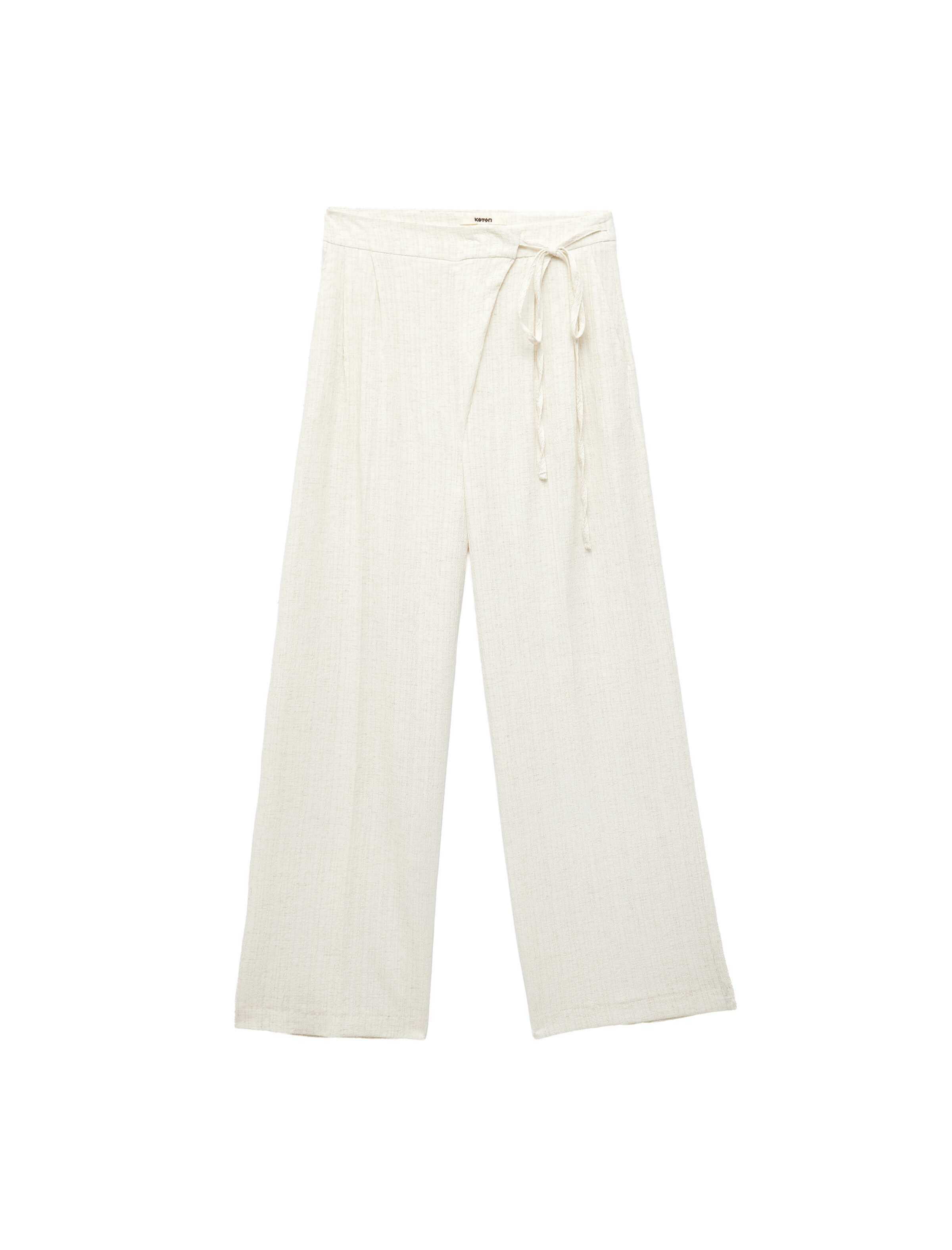Koton Pleat-front trousers in Ecru, Item view