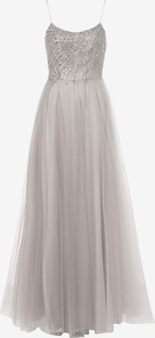 Laona Evening Dress in Silver: front