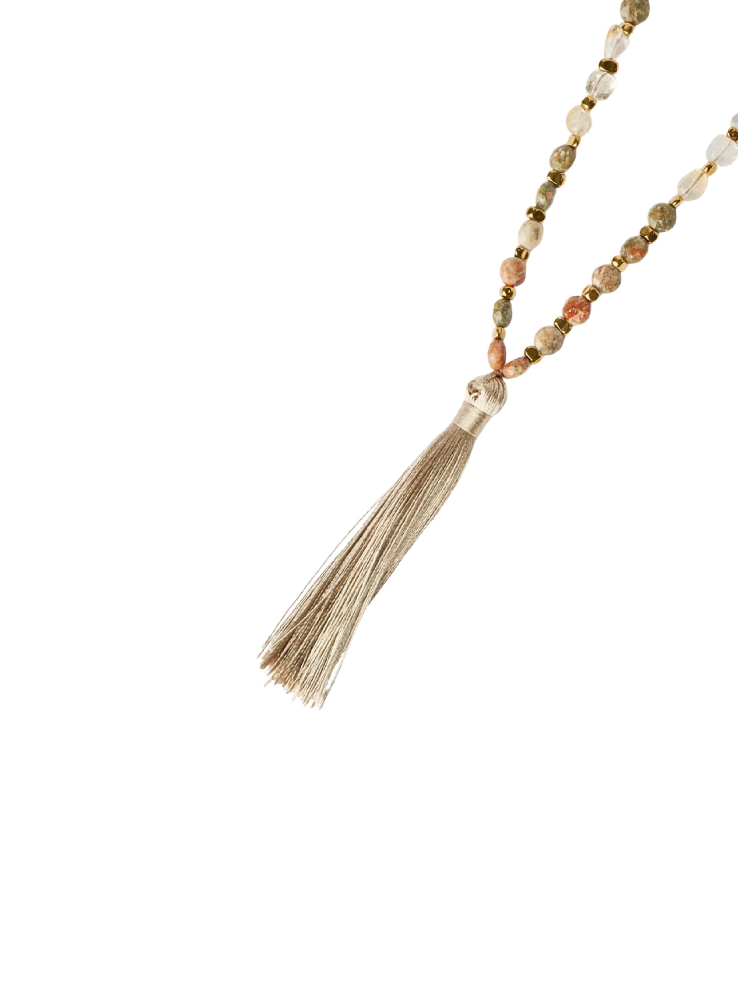 THE GEM STORIES JEWELRY Halsband 'Desert Harmony' i brun