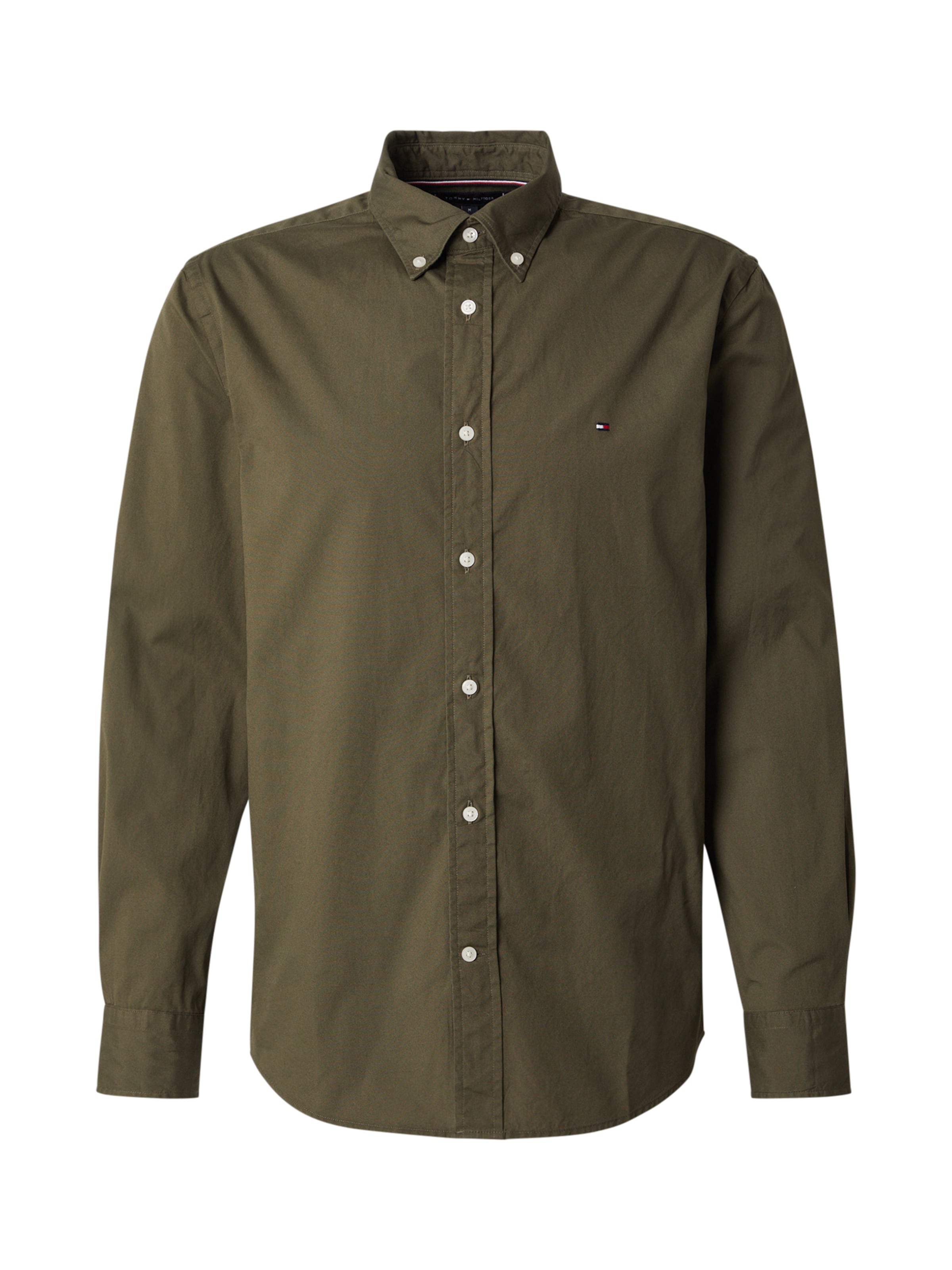 TOMMY HILFIGER Srajca | zelena barva: sprednja stran