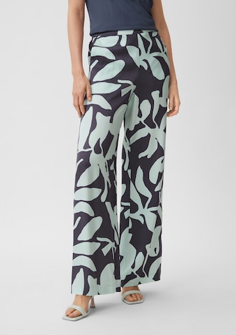 COMMA Loose fit Trousers in Blue: front