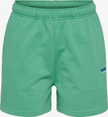 Hummel Regular Pants 'Shai' in Green: front